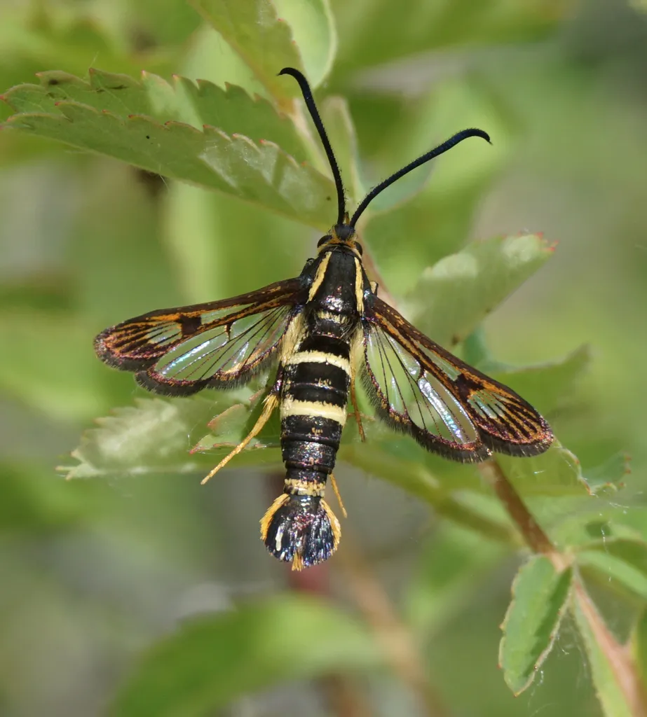Strawberry Crown Moth - photo 2