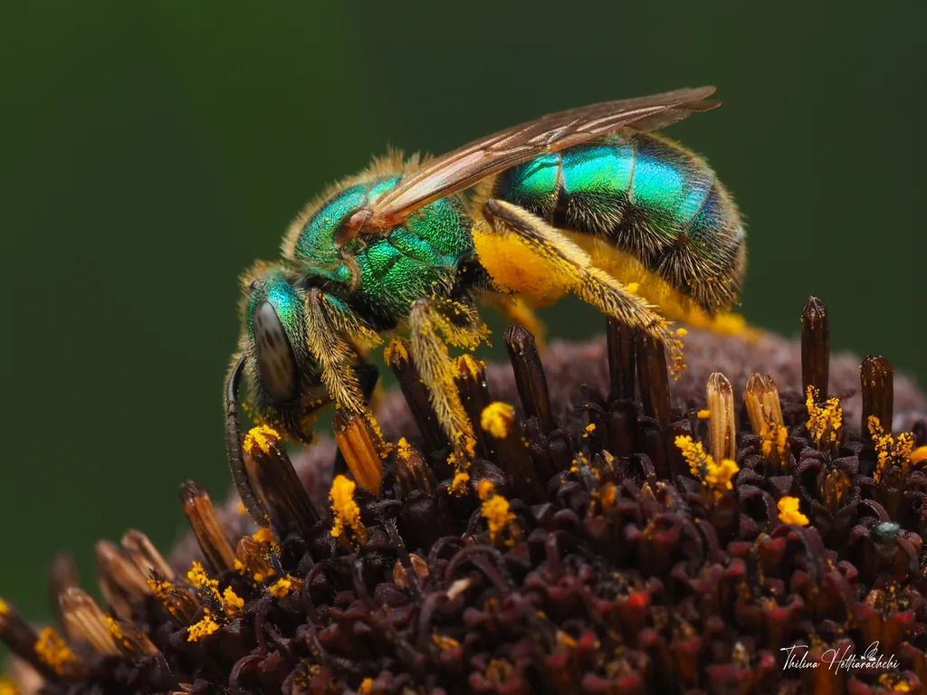 Golden Green Sweat Bee