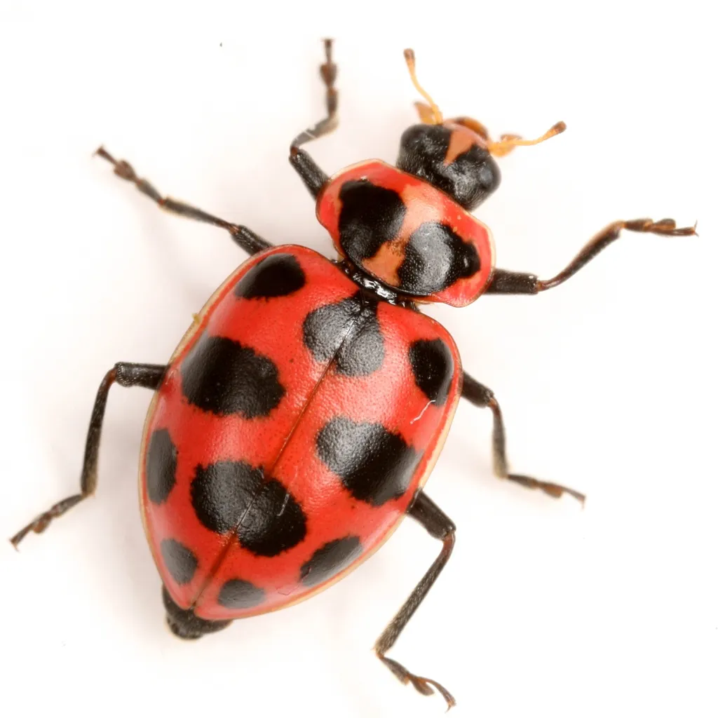 Spotted Pink Lady Beetle